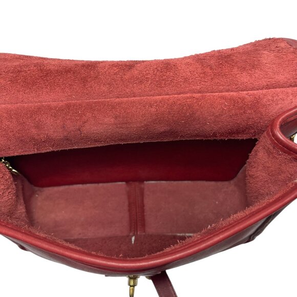 Vintage 9927 Coach Willis Red made in United States Leather Handbag - Picture 16 of 16